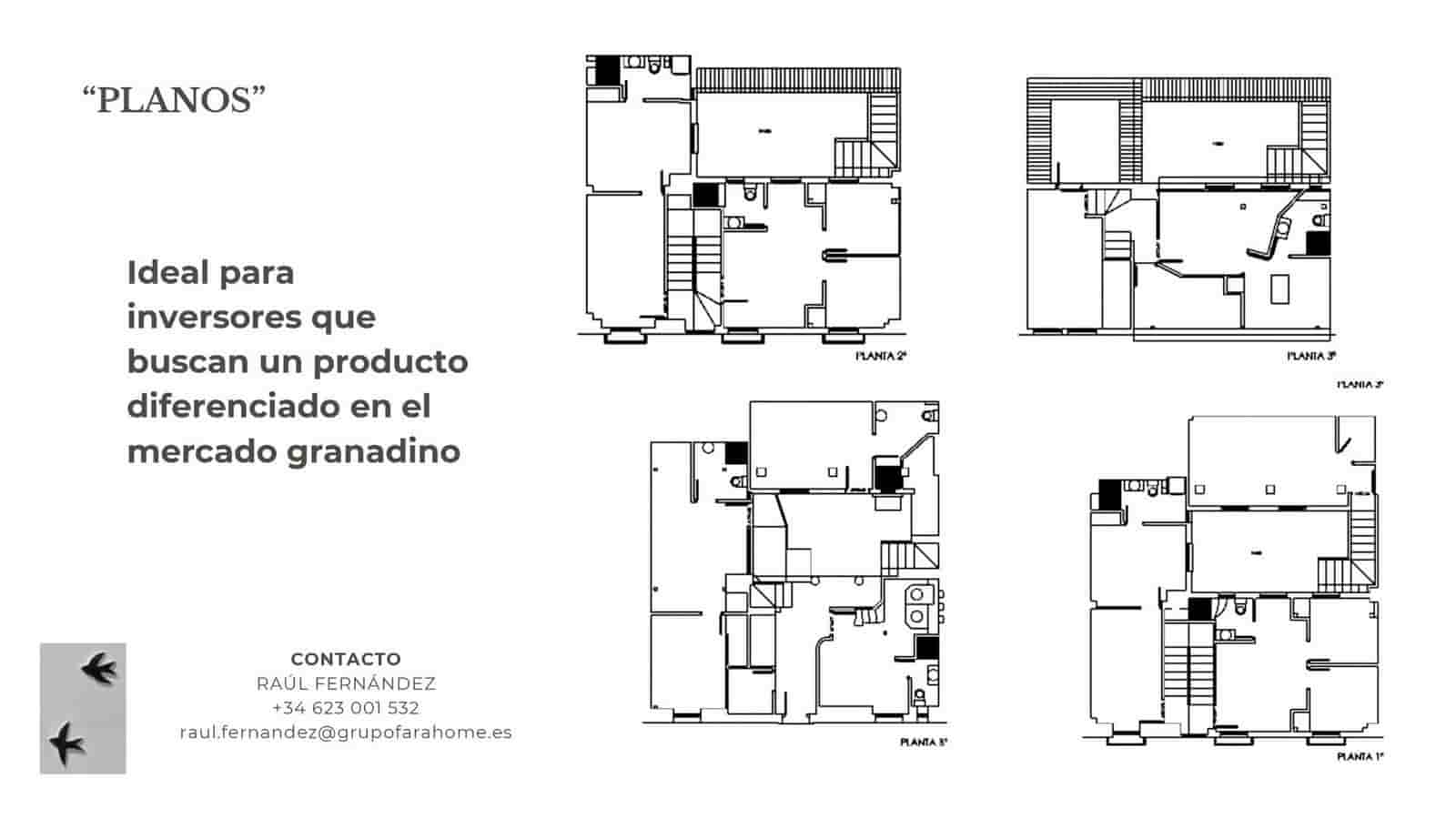Hotel de 10 habitaciones en Granada ciudad en venta - 1.900.000 € (Ref: 9743165)