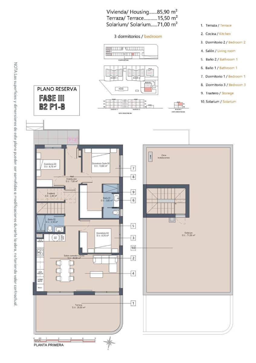 3 camera da letto Bungalow in vendita in Los Alcazares con piscina - 399.900 € (Rif: 9799703)