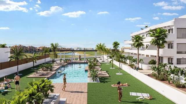 2 sovrum Lägenhet till salu i Los Alcázares med pool - 269 900 € (Ref: 9799710)