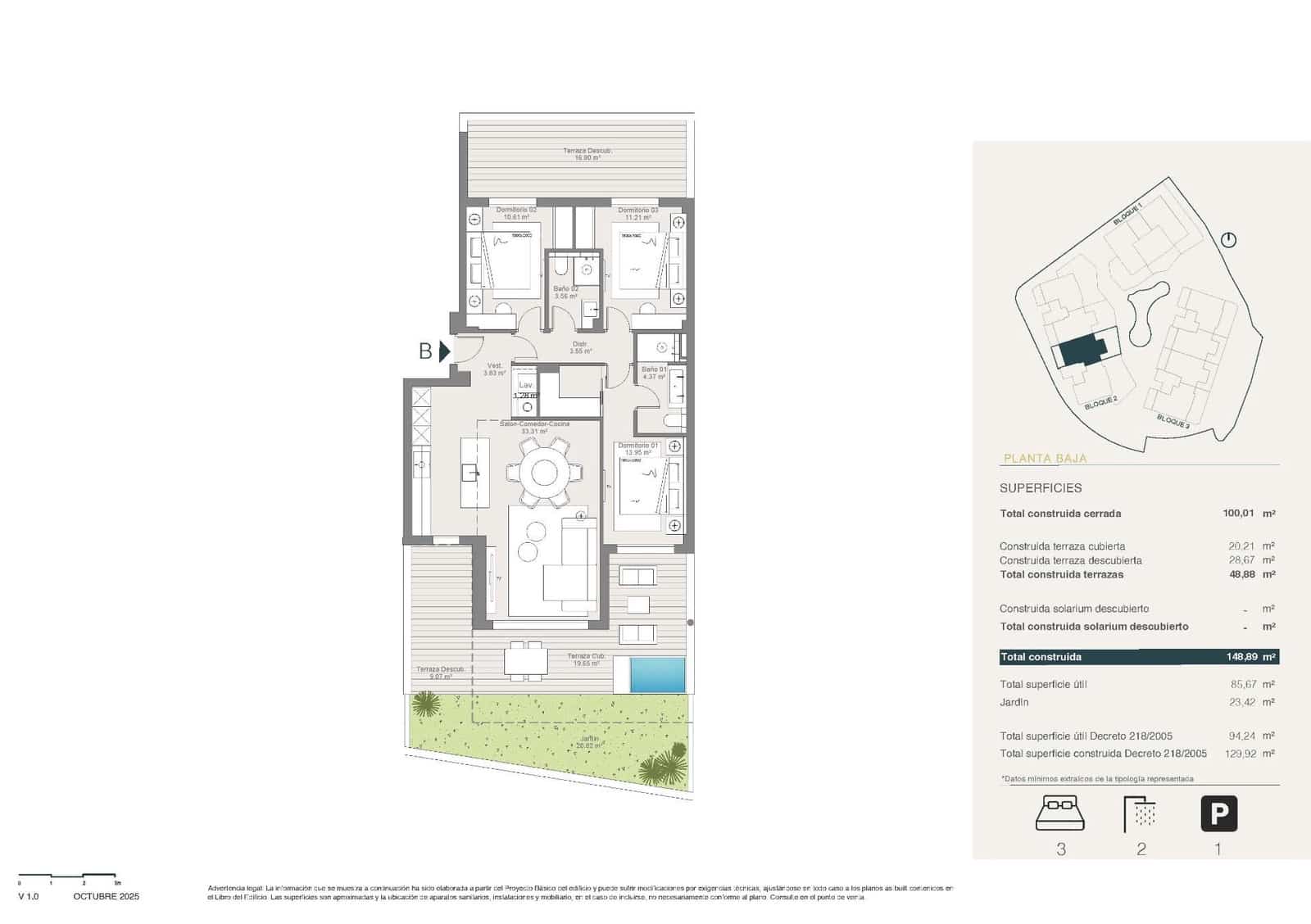 3 sovrum Lägenhet till salu i Monda med pool - 575 000 € (Ref: 9799720)