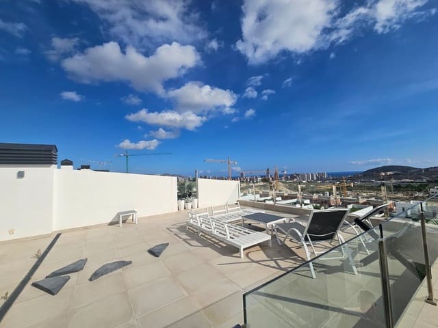2 Zimmer Penthouse zu vermieten in Finestrat mit Pool Garage - 1.900 € (Ref: 7814703)