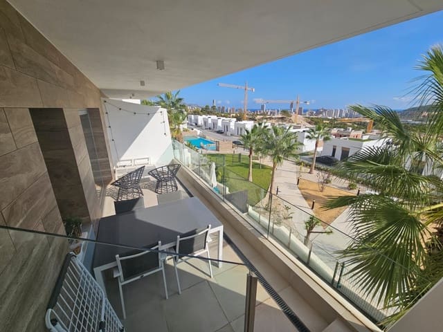 2 Zimmer Penthouse zu vermieten in Finestrat mit Pool Garage - 1.900 € (Ref: 7814703)