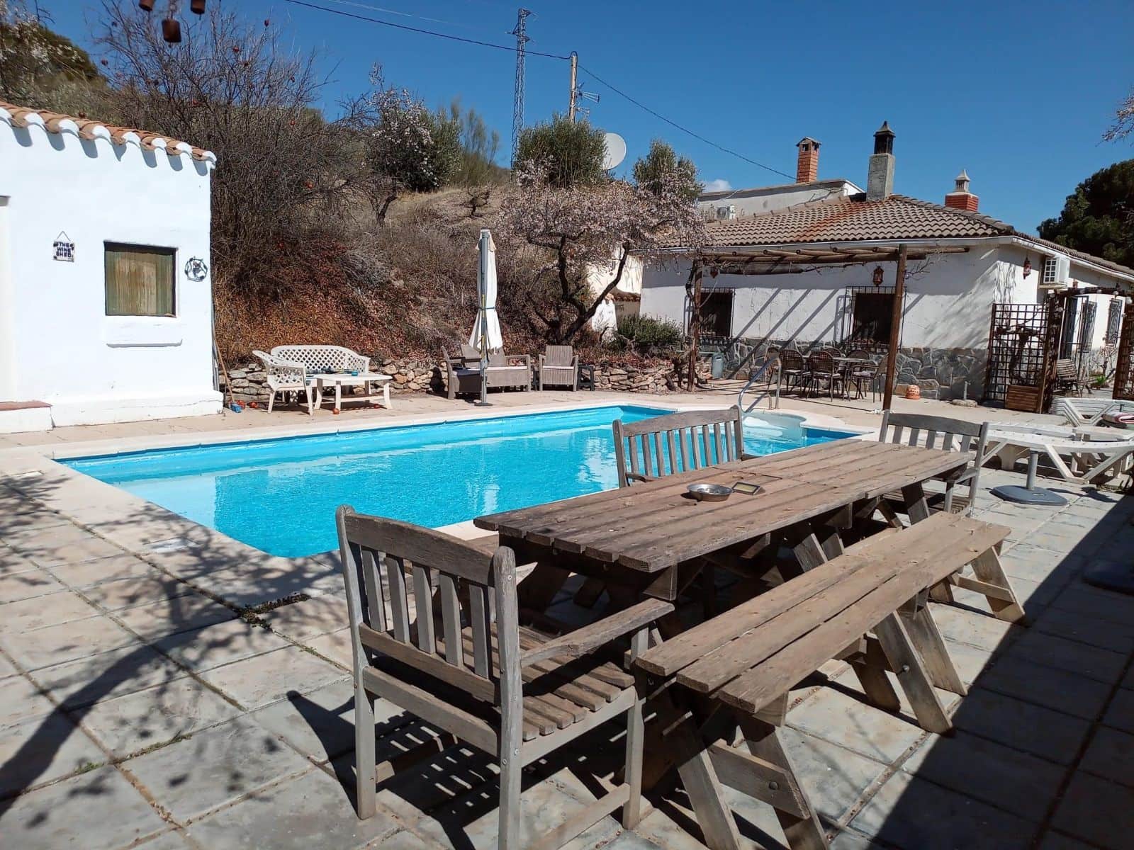 6 sypialnia Finka/Dom wiejski na sprzedaż w Seron z basenem garażem - 345 000 € (Ref: 8960034)