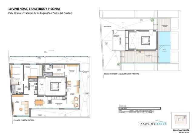 Apartamento de 3 habitaciones en San Pedro del Pinatar en venta con piscina garaje - 949.900 € (Ref: 9714544)