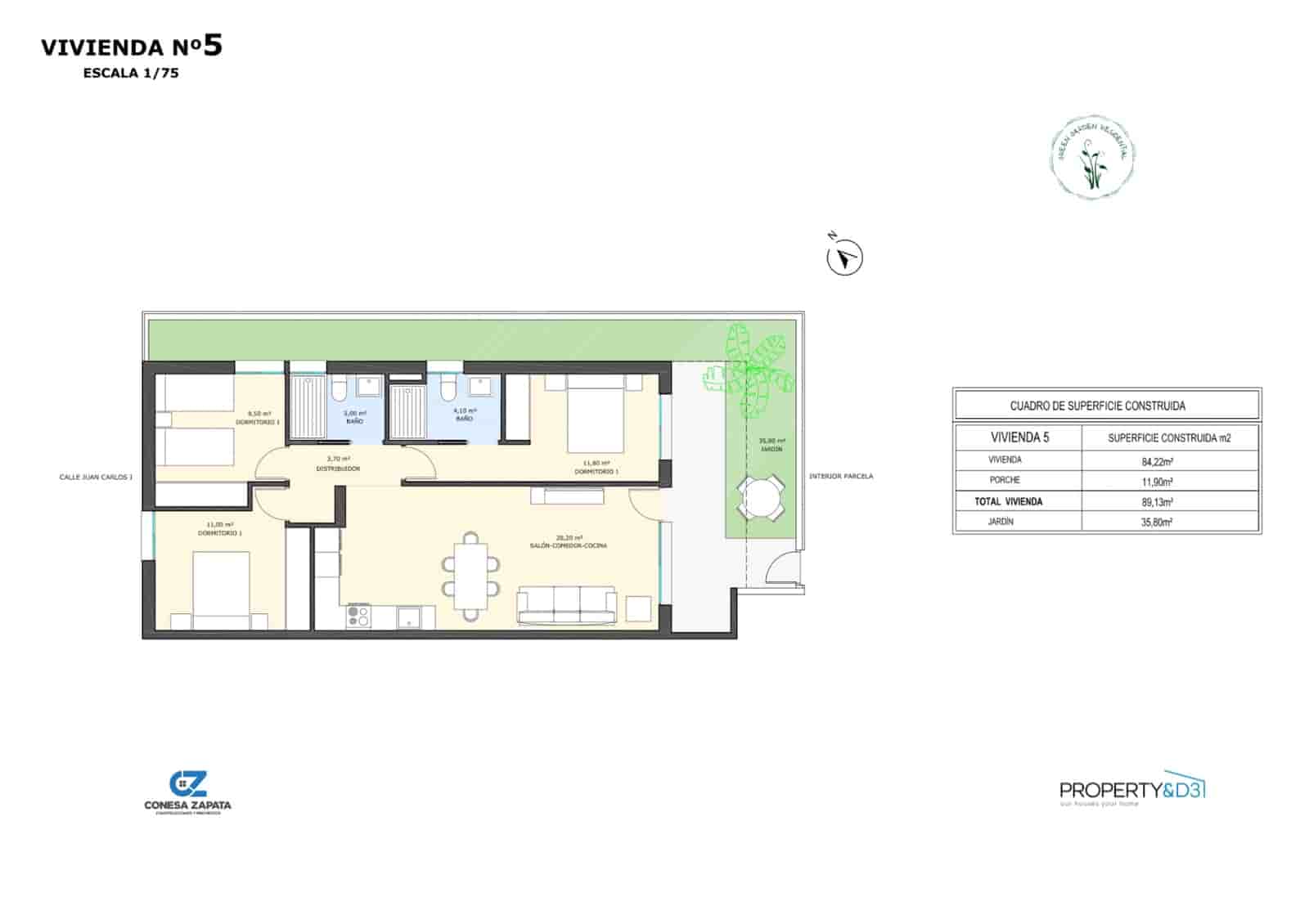 3 makuuhuone Bungalow myytävänä paikassa Pilar de la Horadada mukana uima-altaan - 289 900 € (Ref: 9719522)