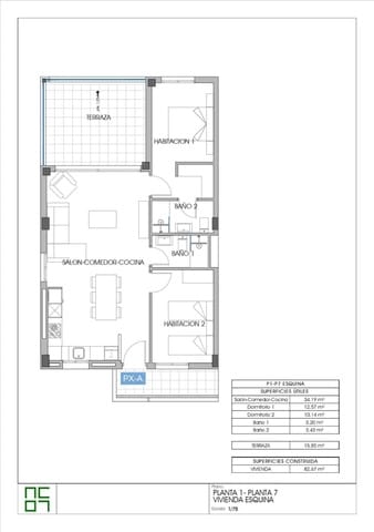 2 sypialnia Apartament na sprzedaż w La Villajoyosa / Vila Joiosa z basenem garażem - 349 000 € (Ref: 9761708)