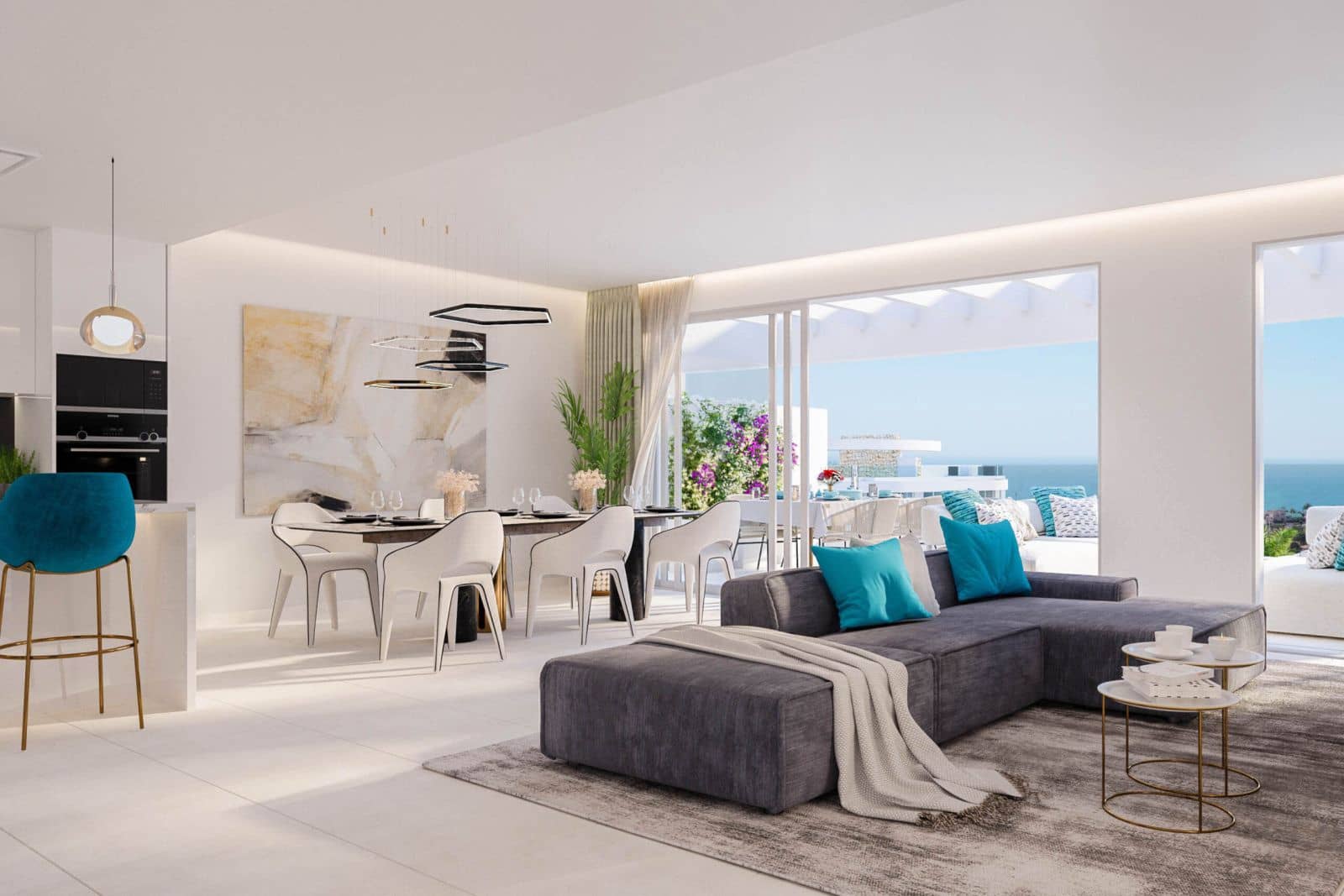 3 soveværelse Penthouse til salg i La Cala de Mijas med swimmingpool - € 1.300.000 (Ref: 8633391)