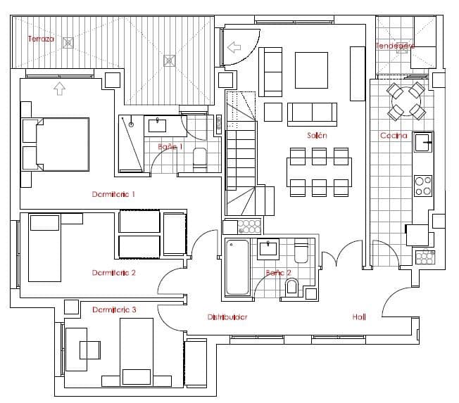 Ático de 3 habitaciones en Estepona en venta con piscina garaje - 649.000 € (Ref: 9996250)