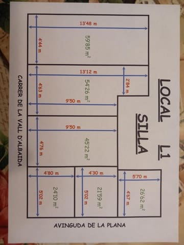 Commercial for rent in Silla - € 1,200 (Ref: 9435996)