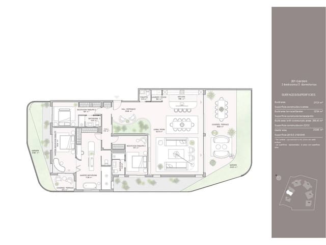 Apartamento de 3 habitaciones en Sotogrande, San Roque en venta con piscina garaje - 1.770.000 € (Ref: 7304268)