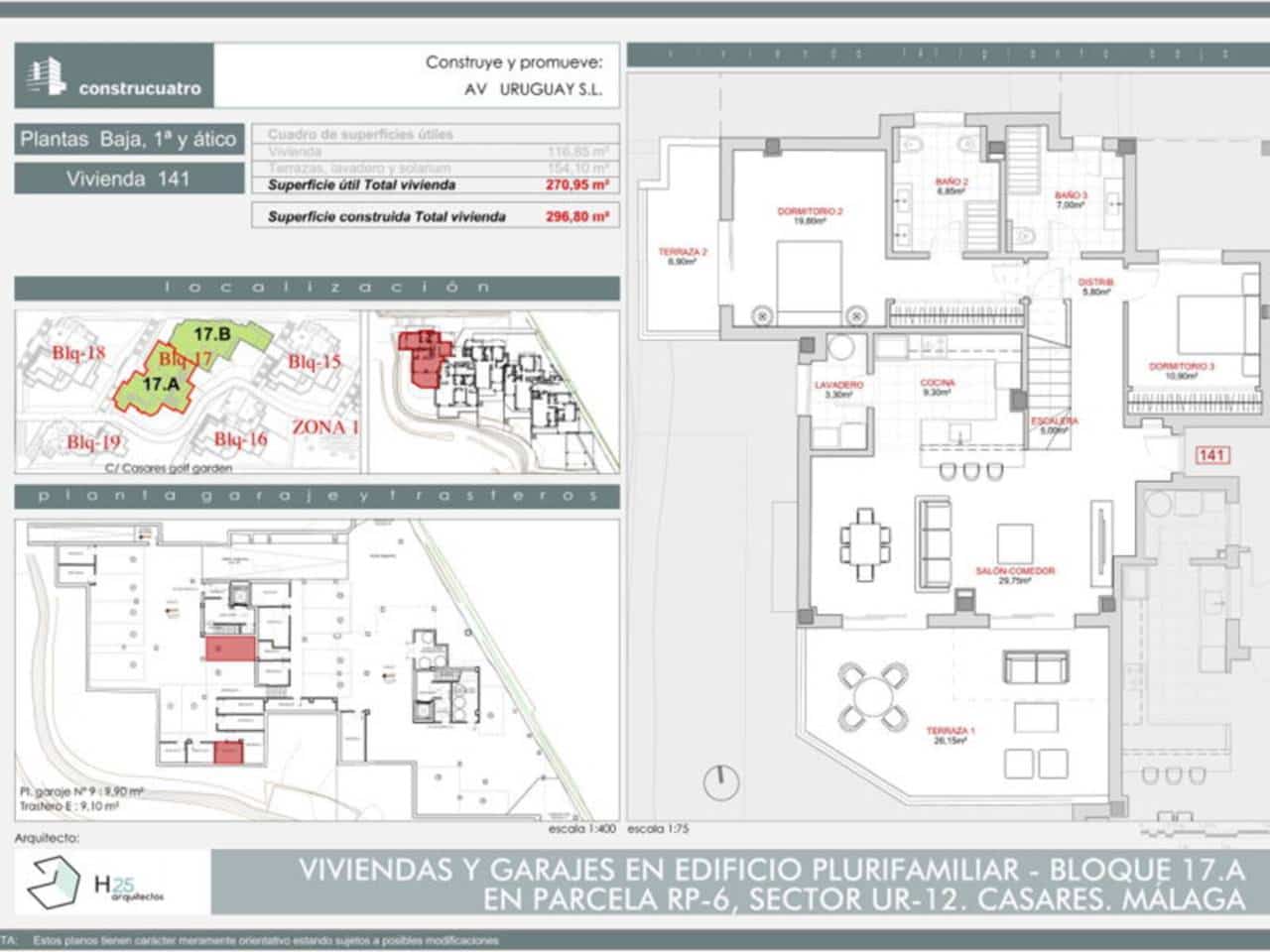 3 bedroom Penthouse for sale in Casares with pool garage - € 640,000 (Ref: 8936515)