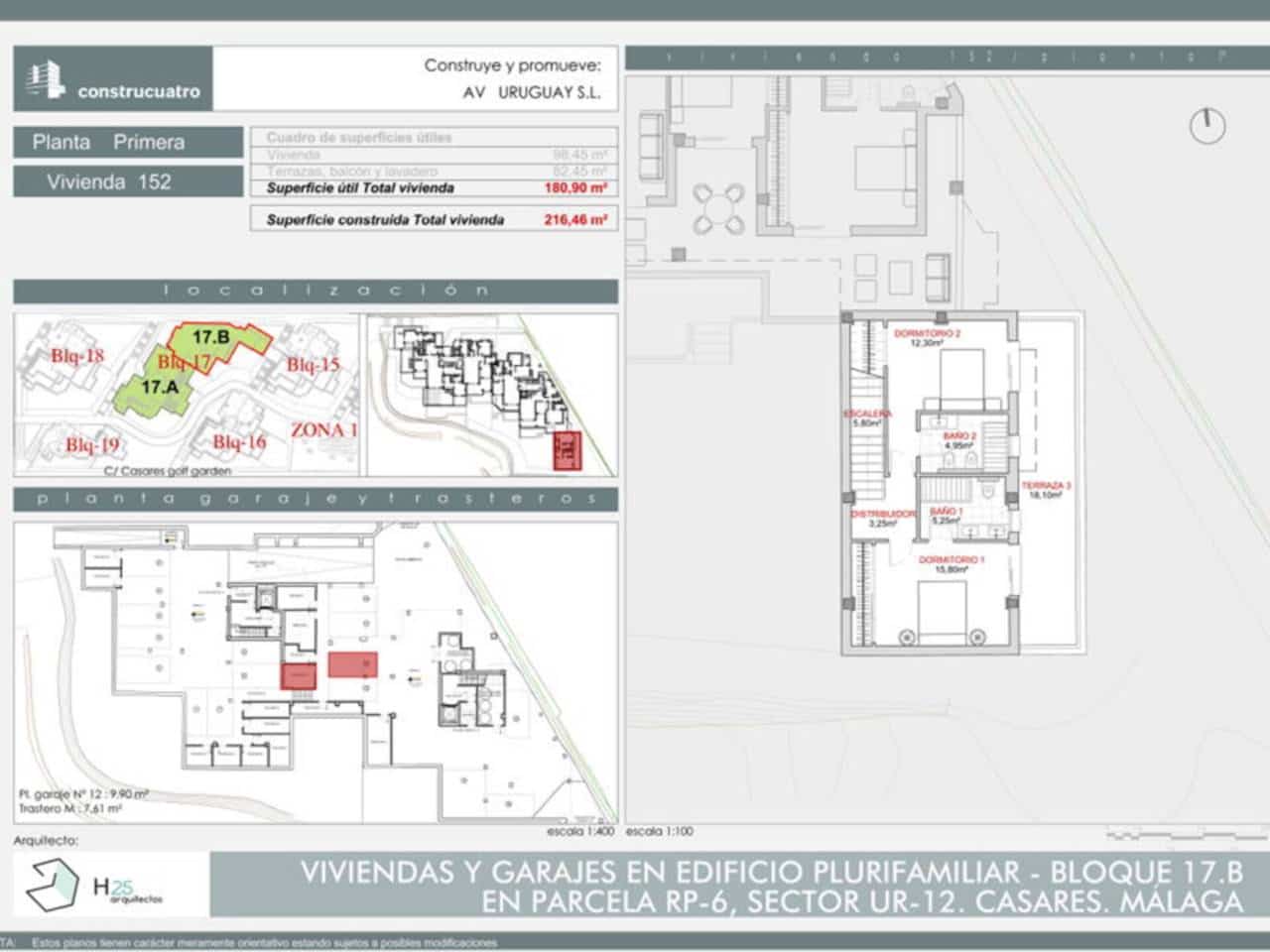 3 bedroom Penthouse for sale in Casares with pool garage - € 640,000 (Ref: 8936515)