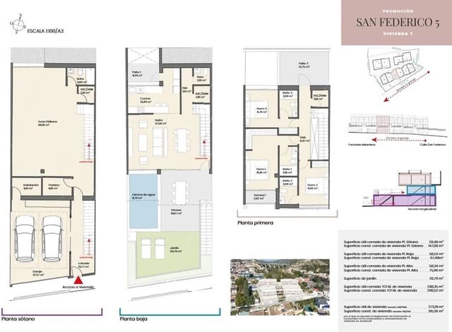 3 sypialnia Dom szeregowy na sprzedaż w Pedregalejo, Miasto Málaga z basenem garażem - 1 500 000 € (Ref: 10019288)