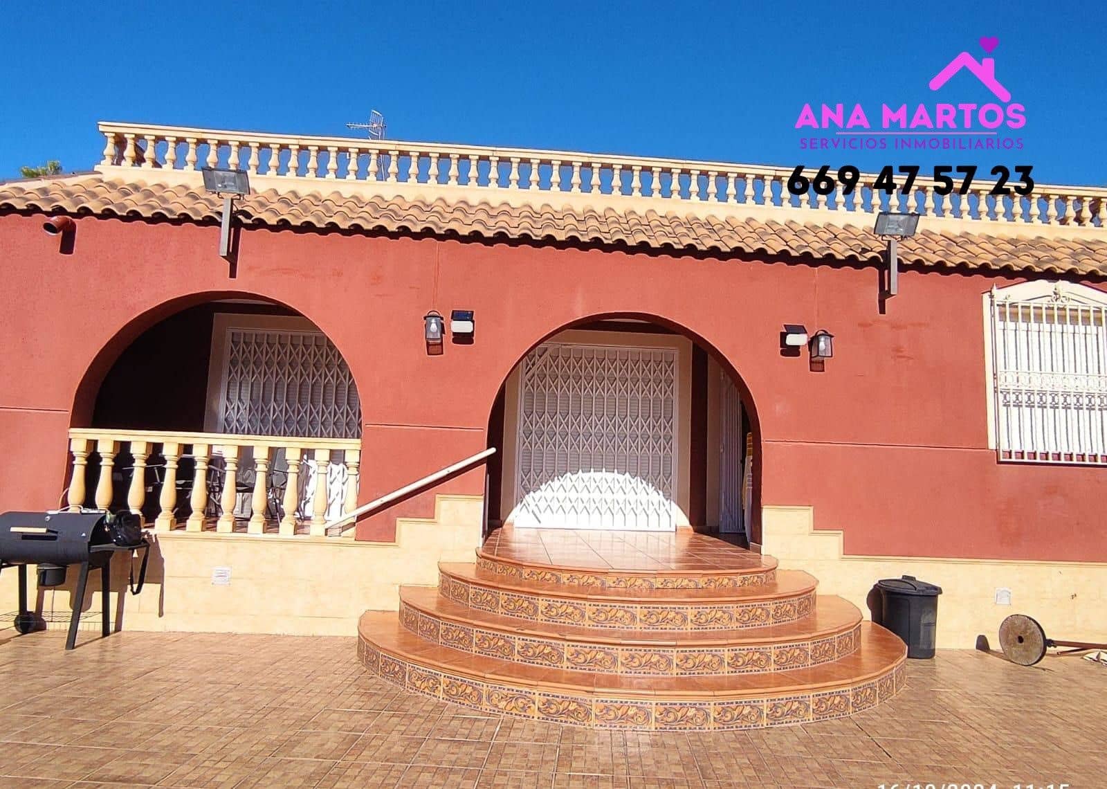 4 soveværelse Finca/Landehus til salg i Aguilas med swimmingpool - € 320.000 (Ref: 8773244)