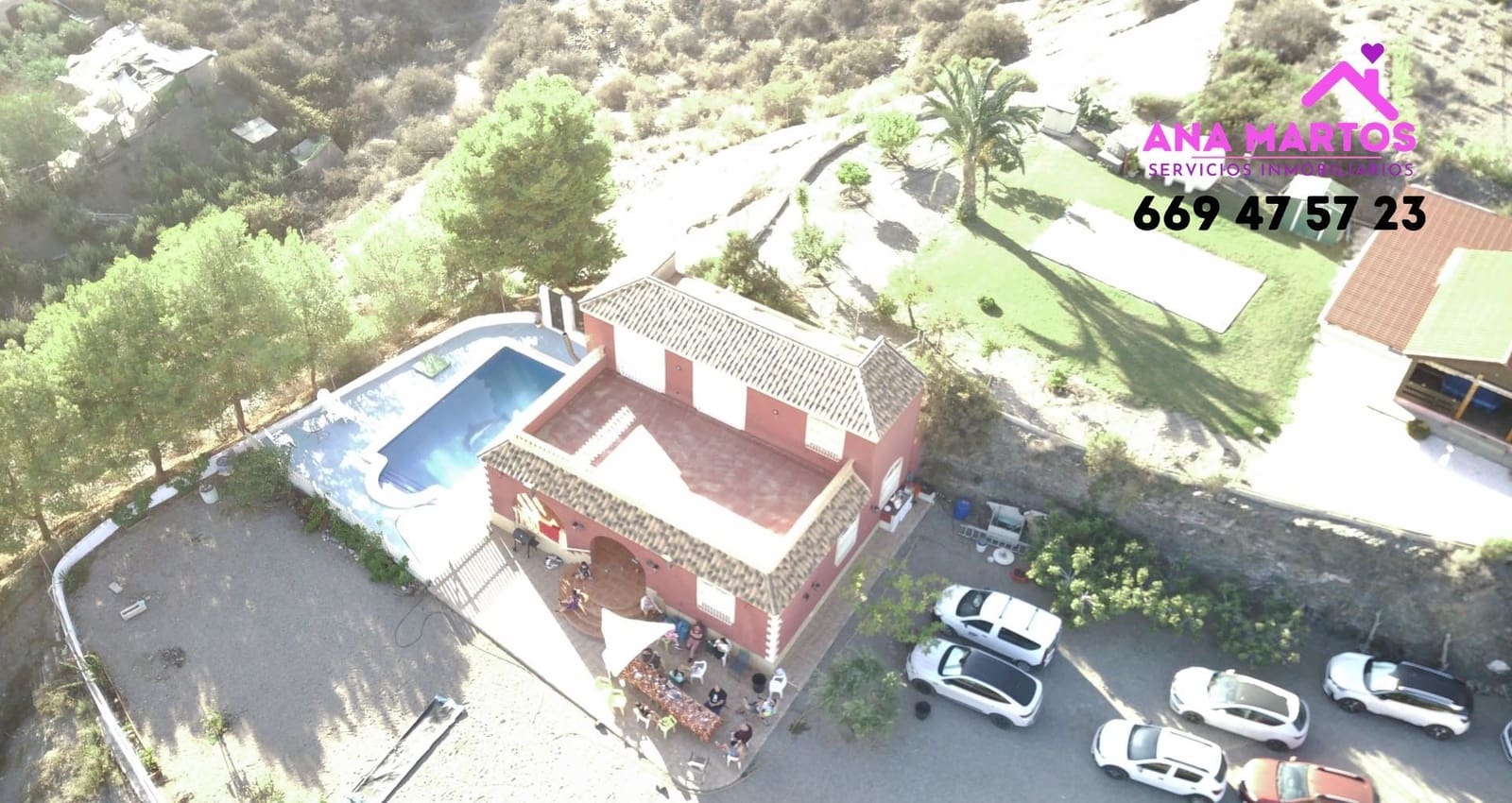 4 soveværelse Finca/Landehus til salg i Aguilas med swimmingpool - € 320.000 (Ref: 8773244)