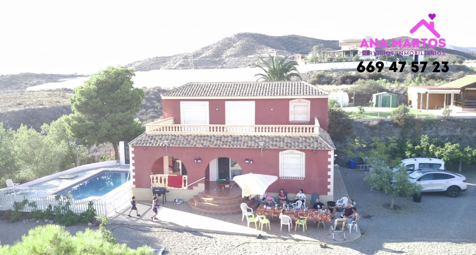 4 soveværelse Finca/Landehus til salg i Aguilas med swimmingpool - € 320.000 (Ref: 8773244)