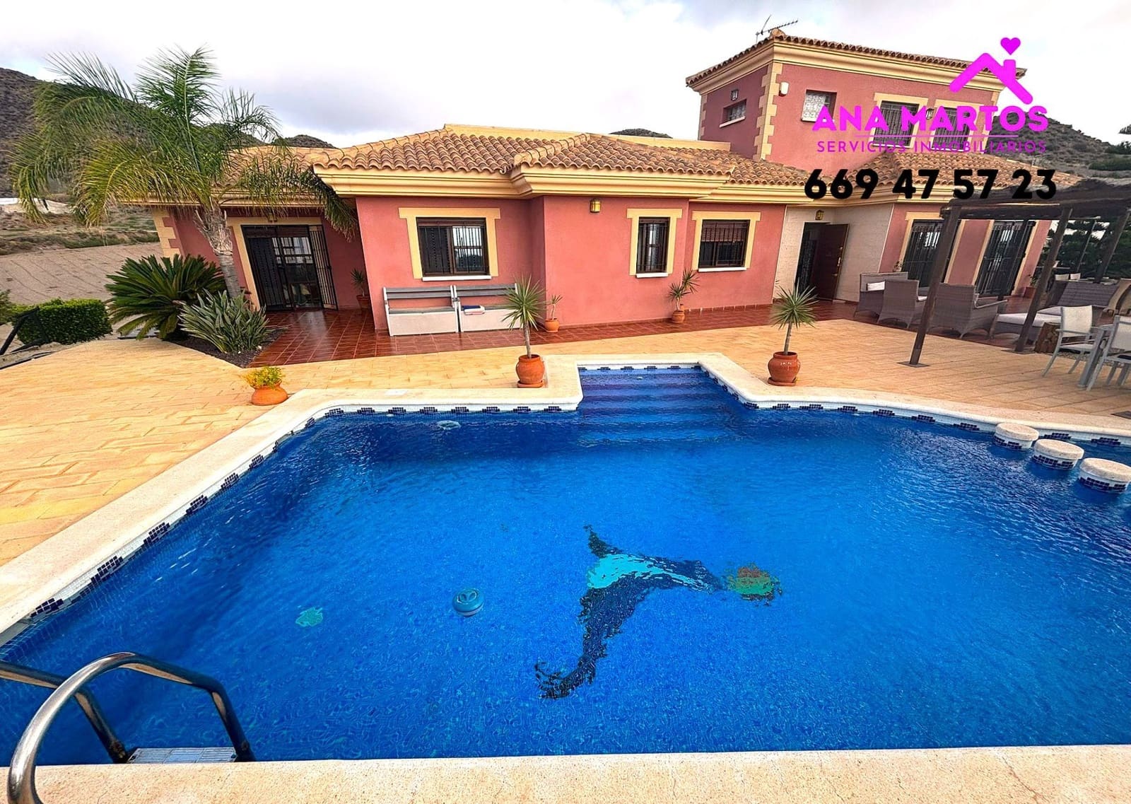 5 soveværelse Villa til salg i Aguilas med swimmingpool garage - € 880.000 (Ref: 9118559)
