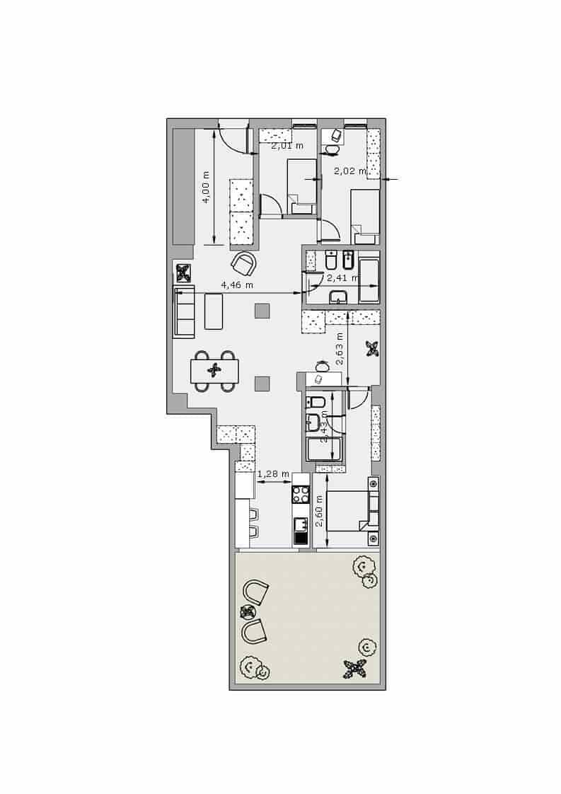 Piso de 2 habitaciones en Palma de Mallorca en venta - 449.000 € (Ref: 9462106)