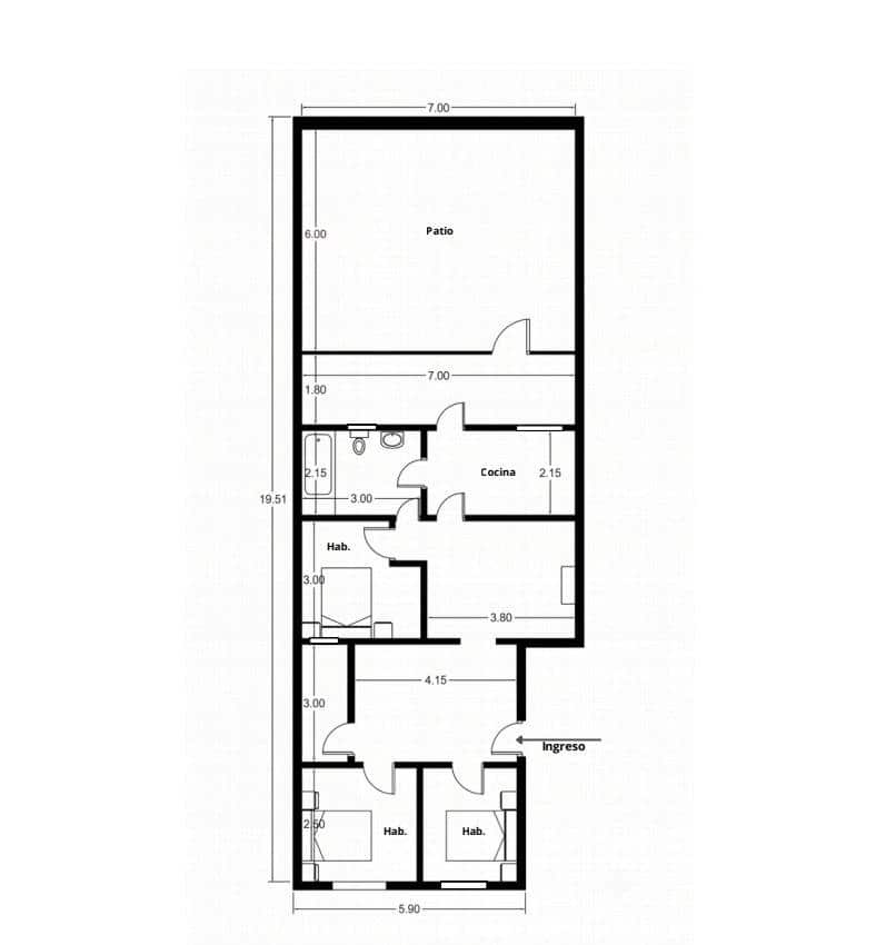 3 soveværelse Lejlighed til salg i Palma de Mallorca - € 375.000 (Ref: 9931552)