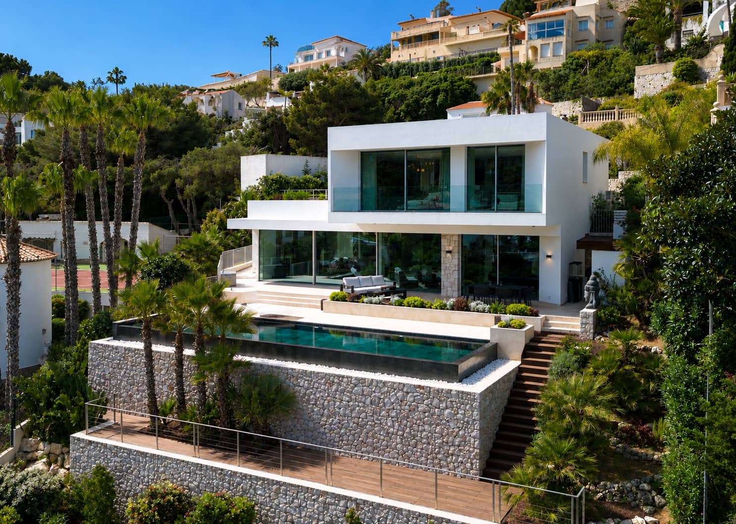 5 sypialnia Willa na sprzedaż w Javea / Xabia z basenem garażem - 3 290 000 € (Ref: 9413711)