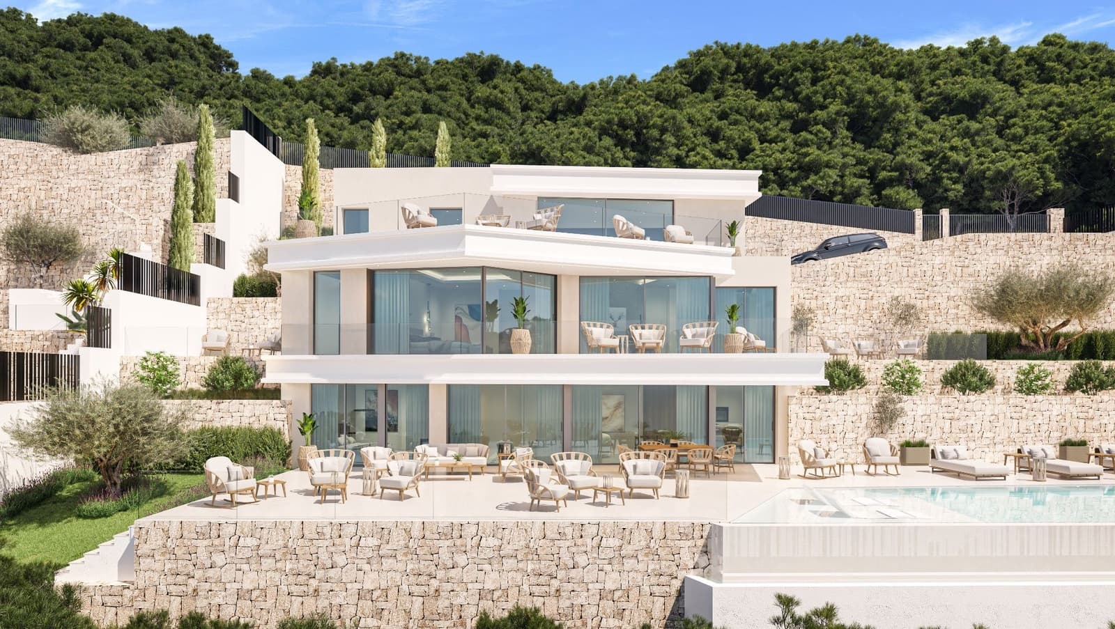 4 bedroom Villa for sale in Benissa with pool garage - € 2,850,000 (Ref: 9859108)