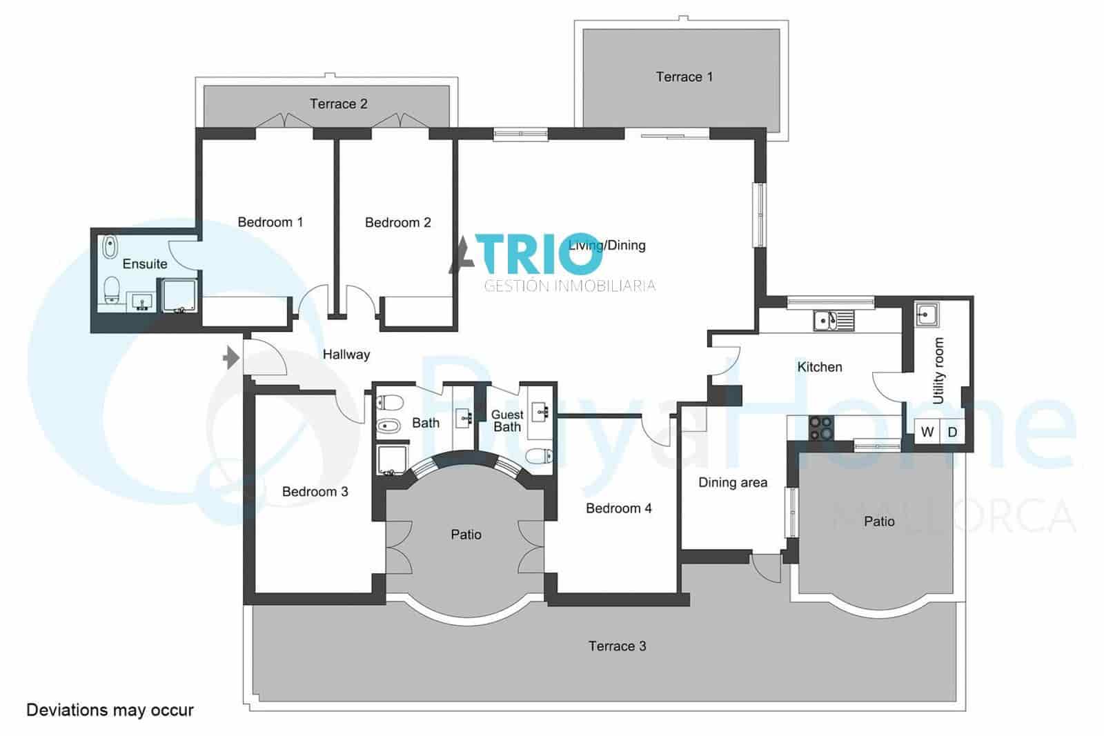 4 camera da letto Appartamento in vendita in Cas Catala con piscina garage - 1.550.000 € (Rif: 9471625)