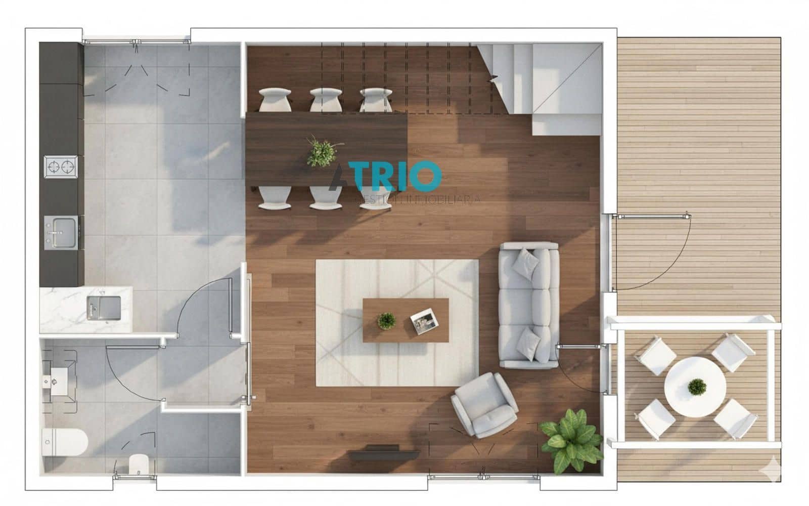 2 makuuhuone Huvila myytävänä paikassa Arcos mukana 
autotalli - 210 000 € (Ref: 9645867)