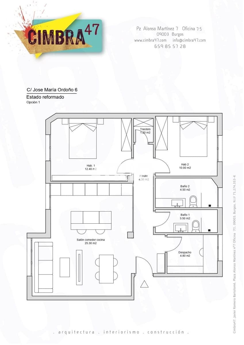 3 soveværelse Lejlighed til salg i Burgos by - € 99.500 (Ref: 9981274)