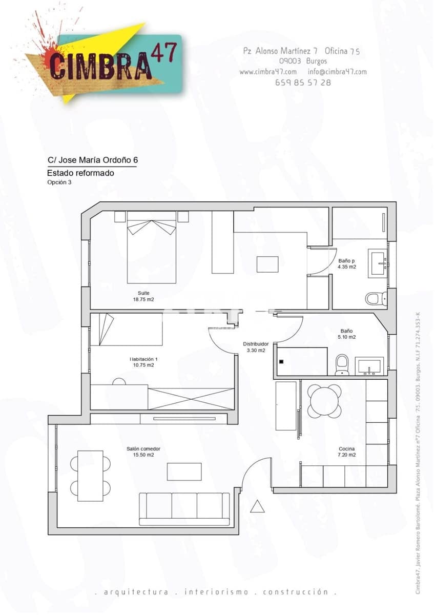 3 soveværelse Lejlighed til salg i Burgos by - € 99.500 (Ref: 9981274)