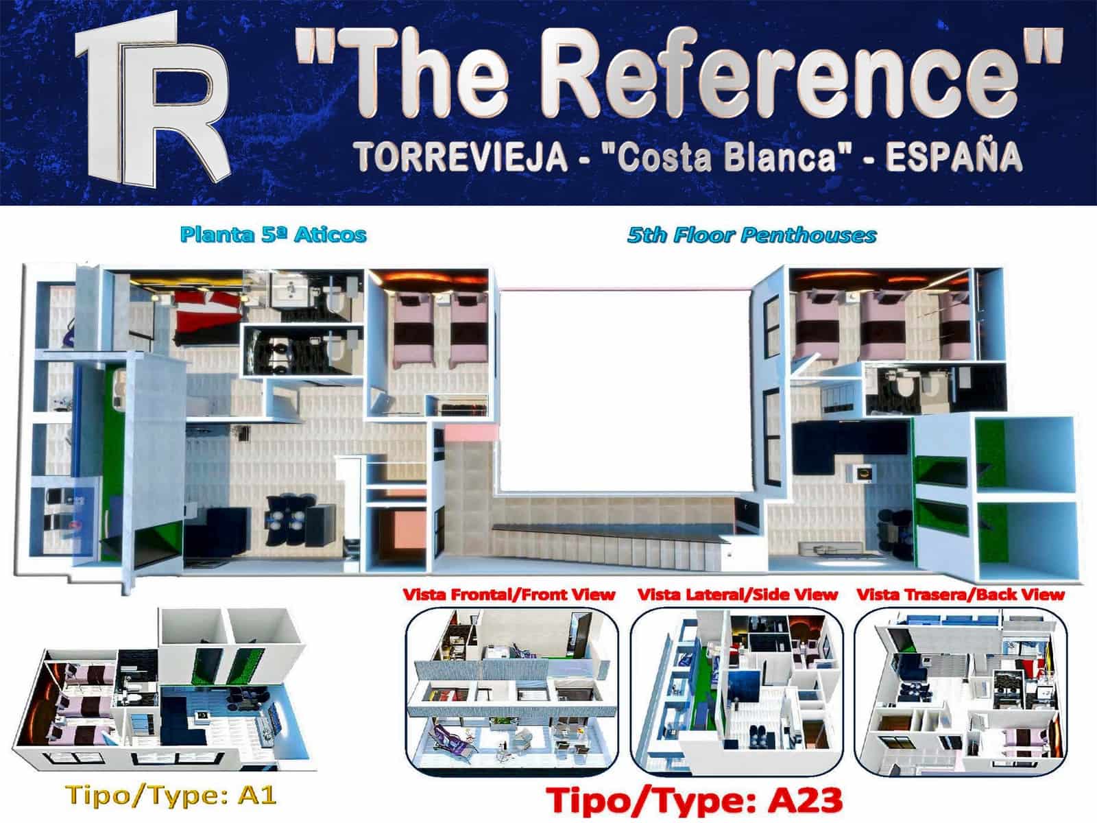 Apartamento Playa de 1 habitación en Torrevieja en venta con piscina - 159.900 € (Ref: 8521041)