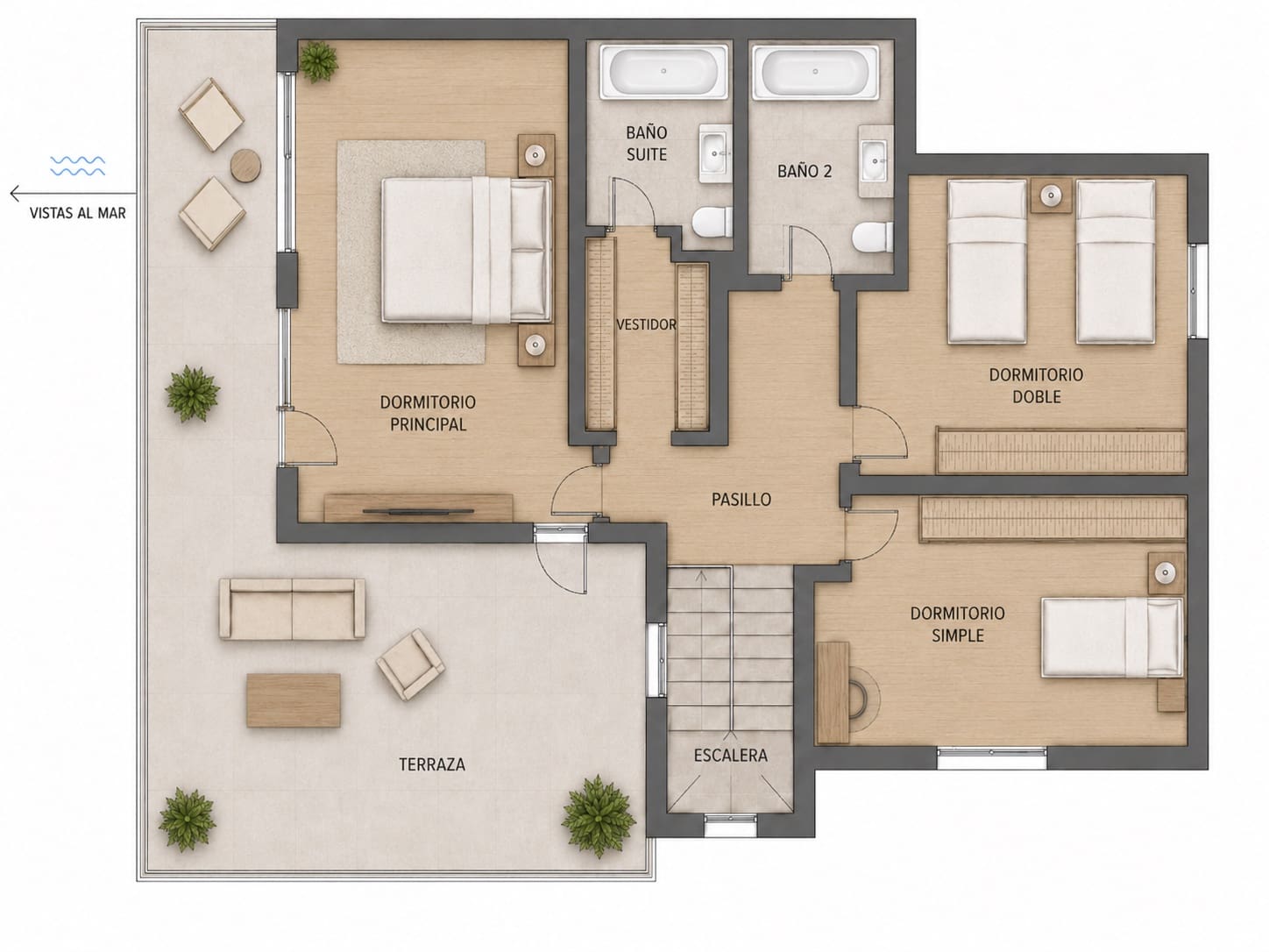 3 bedroom Penthouse for sale in Benalmadena with pool garage - € 695,000 (Ref: 9872060)