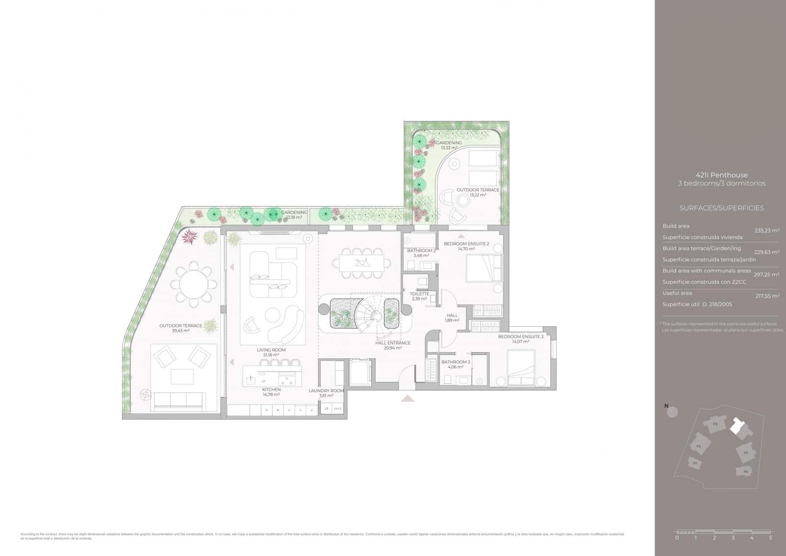 3 bedroom Penthouse for sale in Sotogrande with pool - € 3,180,000 (Ref: 9502263)