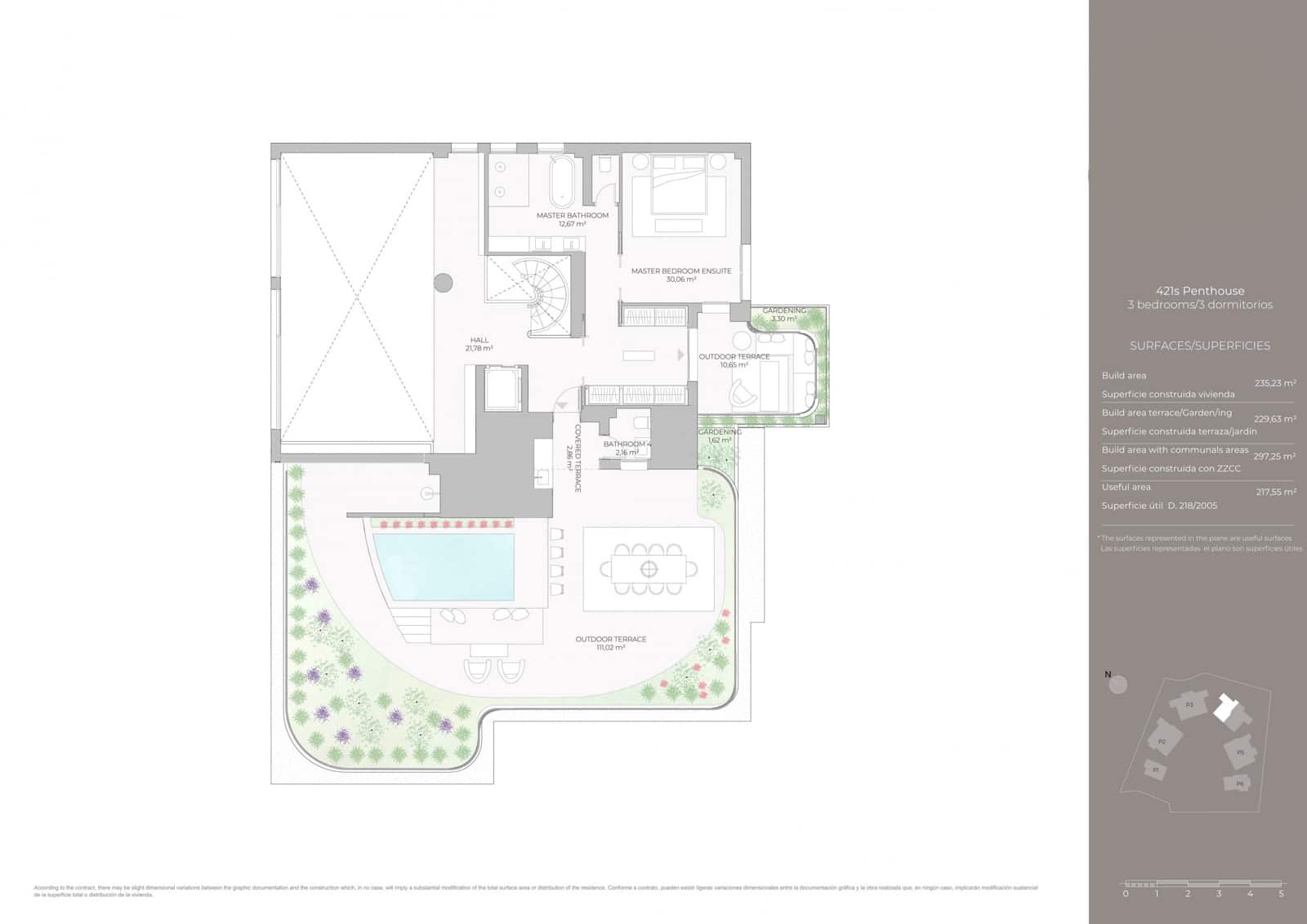 3 bedroom Penthouse for sale in Sotogrande with pool - € 3,180,000 (Ref: 9502263)