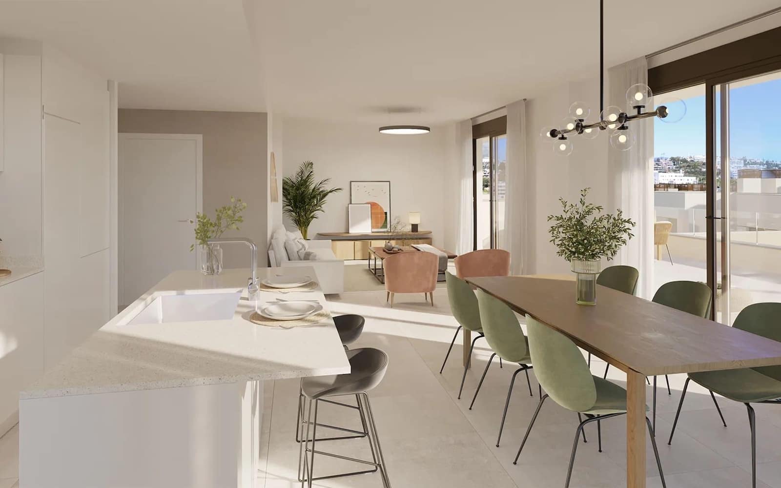 3 soverom Penthouse til salgs i Estepona med svømmebasseng - € 564 000 (Ref: 9502275)