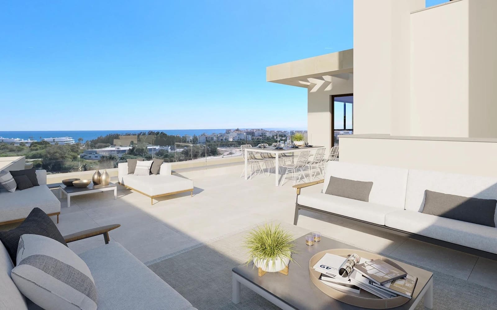 3 soverom Penthouse til salgs i Estepona med svømmebasseng - € 564 000 (Ref: 9502275)
