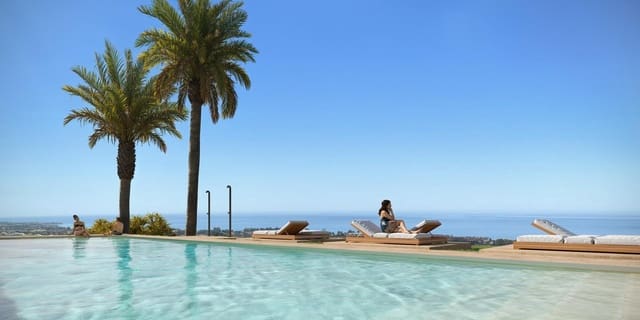 Apartamento de 3 habitaciones en El Velerín, Estepona en venta con piscina garaje - 1.372.710 € (Ref: 9502301)