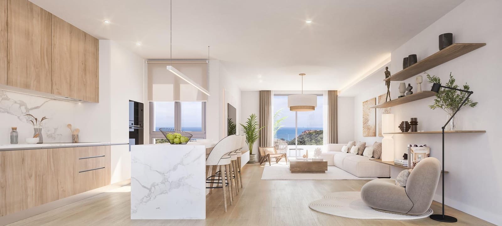 2 soveværelse Penthouse til salg i Manilva med swimmingpool - € 440.581 (Ref: 9502335)