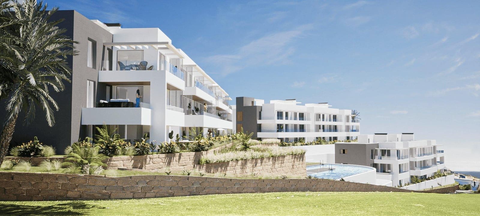 2 soveværelse Penthouse til salg i Manilva med swimmingpool - € 440.581 (Ref: 9502335)