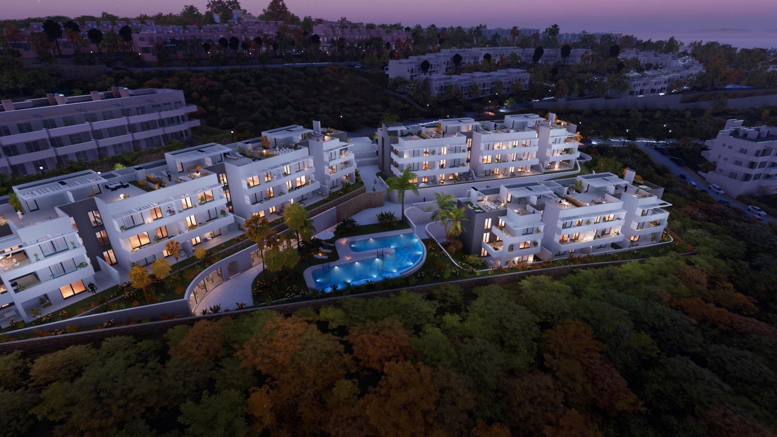 2 soveværelse Penthouse til salg i Manilva med swimmingpool - € 440.581 (Ref: 9502335)