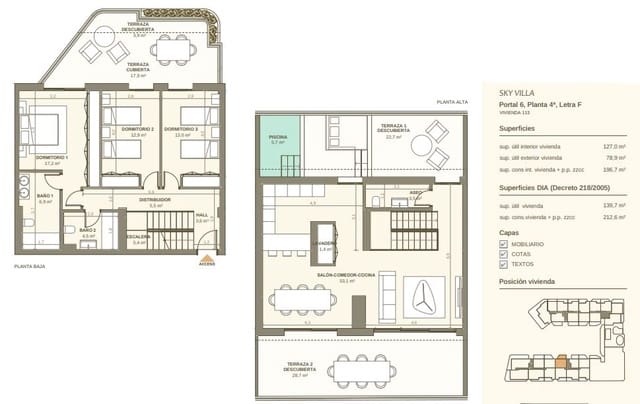 3 sypialnia Penthouse na sprzedaż w San Pedro de Alcantara, Marbella z basenem - 1 496 150 € (Ref: 9520836)