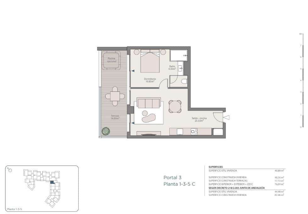 1 Zimmer Apartment zu verkaufen in Fuengirola mit Pool - 235.000 € (Ref: 9543570)