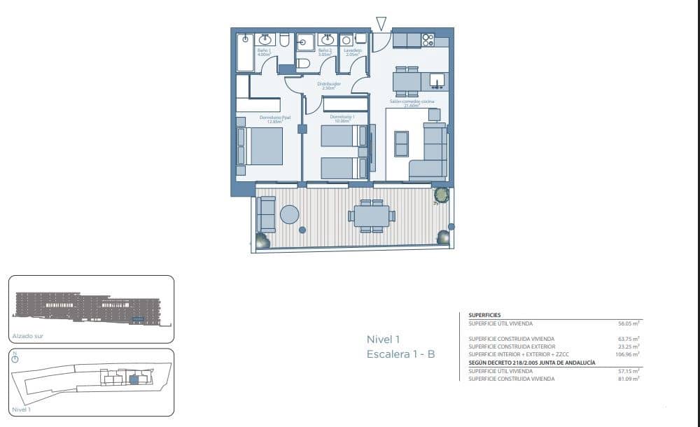 2 bedroom Apartment for sale in Fuengirola with pool - € 313,000 (Ref: 9543580)