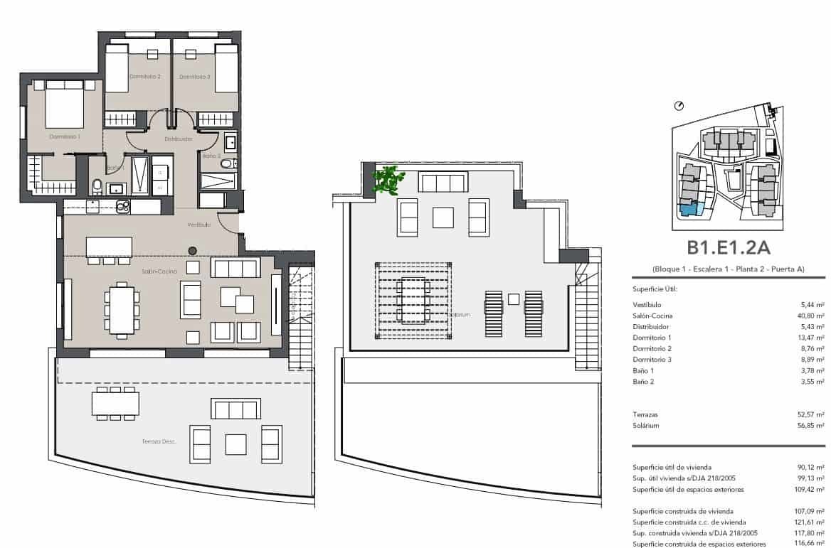 3 sovrum Takvåning till salu i Estepona med pool - 720 000 € (Ref: 9574600)
