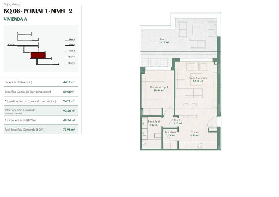 1 chambre Appartement à vendre à La Cala de Mijas avec piscine - 340 000 € (Ref: 9576690)