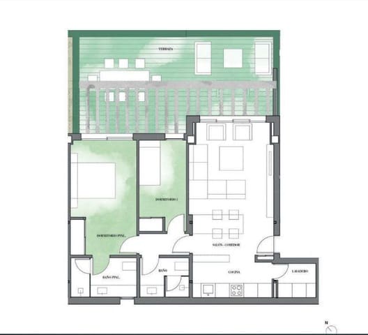 2 Zimmer Apartment zu verkaufen in La Cala de Mijas, Mijas mit Pool - 680.000 € (Ref: 9583521)