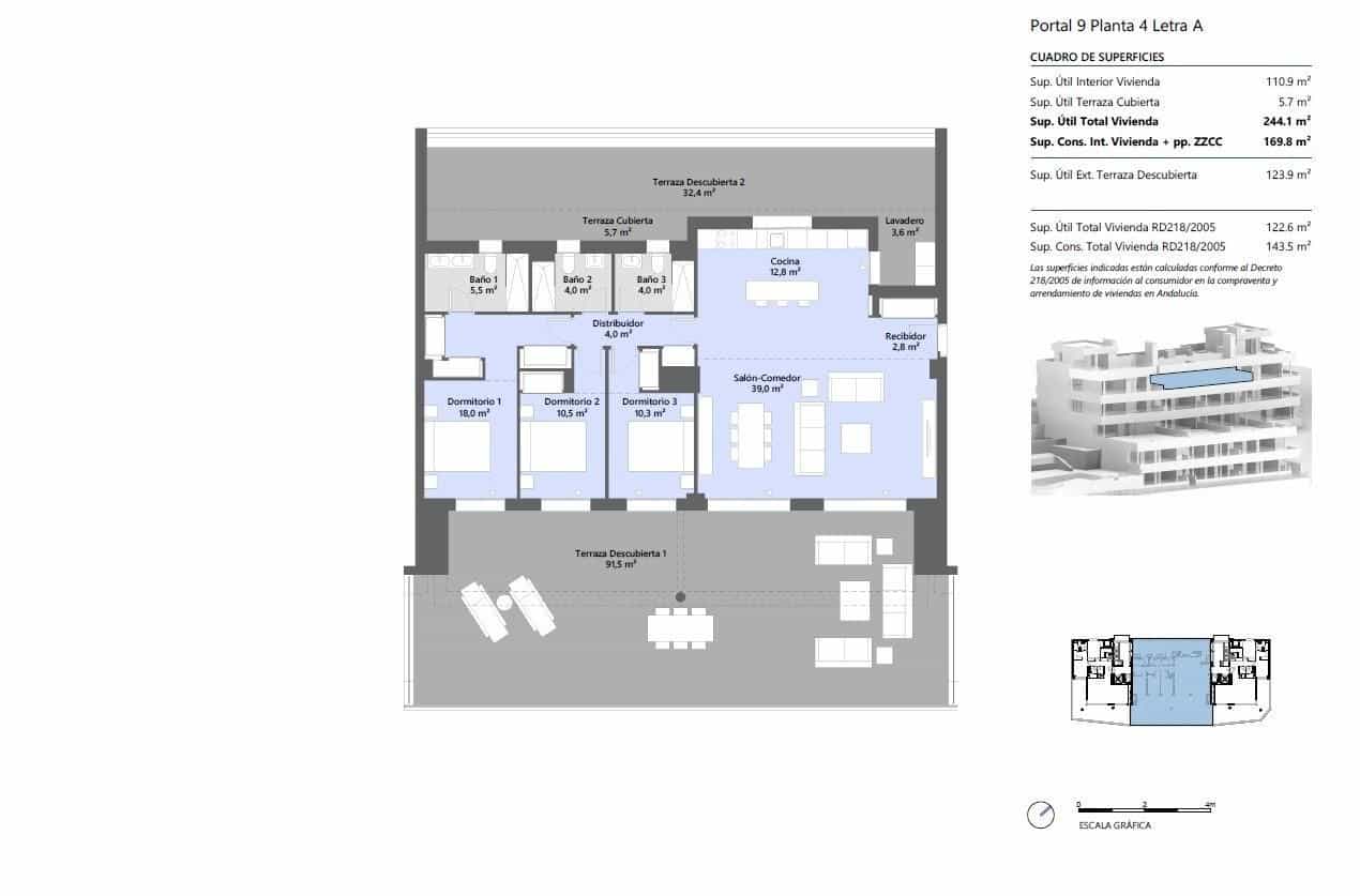 3 Zimmer Apartment zu verkaufen in Marbella mit Pool - 1.065.000 € (Ref: 9591245)