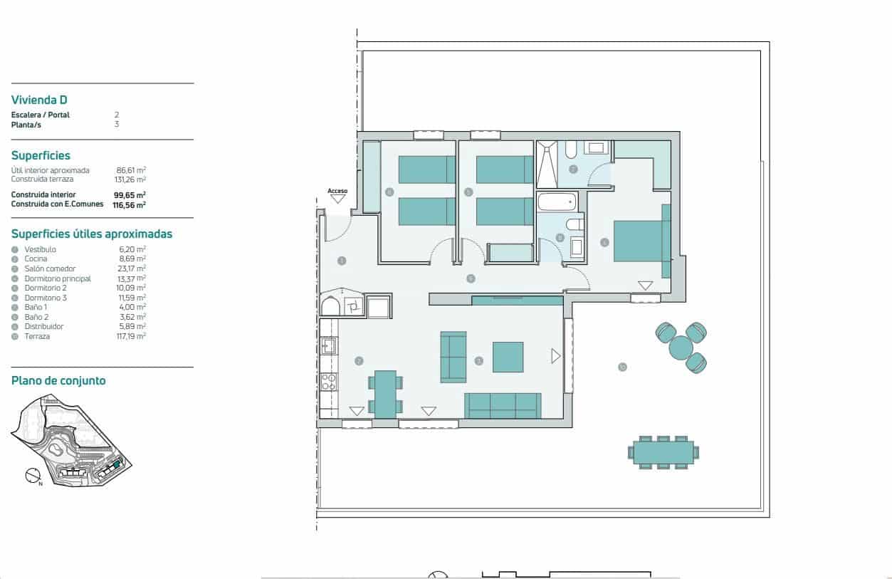 3 soveværelse Lejlighed til salg i Mijas med swimmingpool - € 684.000 (Ref: 9599498)