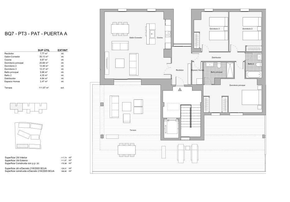 3 chambre Penthouse à vendre à Estepona avec piscine - 653 000 € (Ref: 9604949)