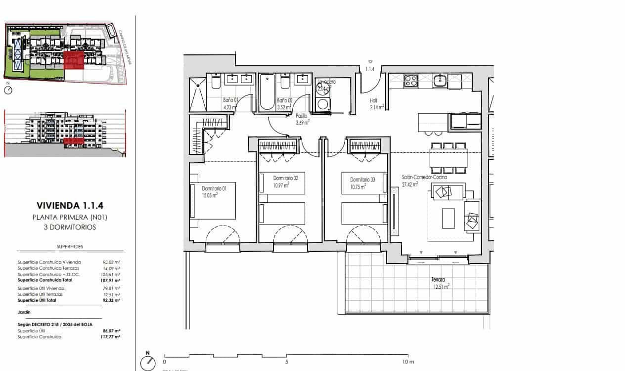 3 bedroom Apartment for sale in Estepona with pool - € 545,000 (Ref: 9608042)