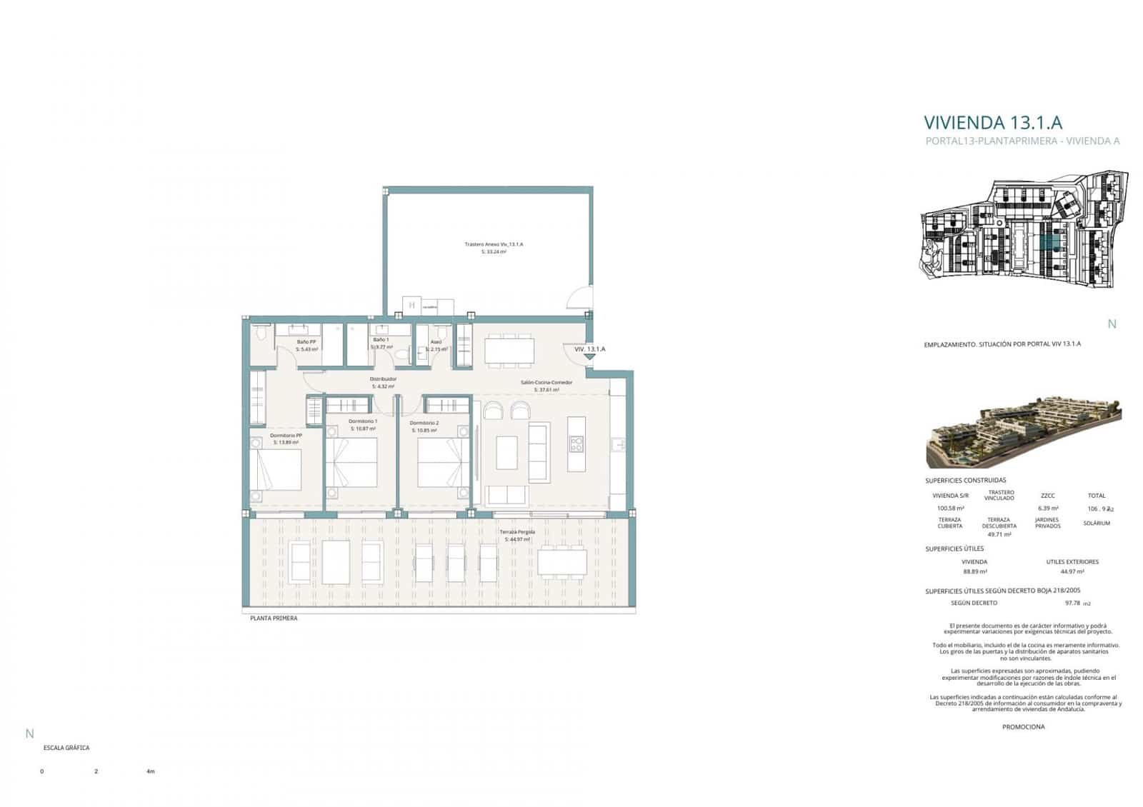 Apartamento de 3 habitaciones en Estepona en venta con piscina - 779.000 € (Ref: 9637537)